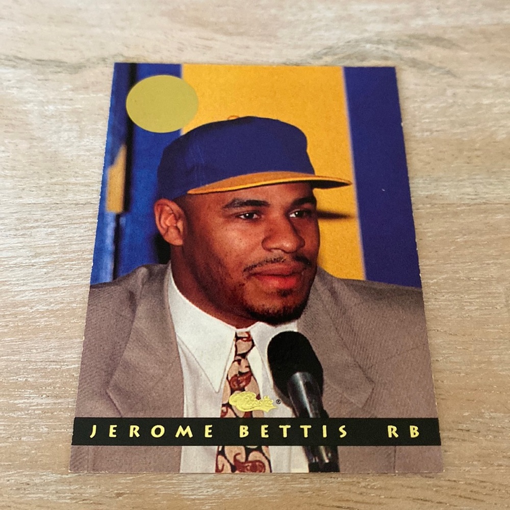 Jerome Bettis LA Rams RB Classic 1993 Card